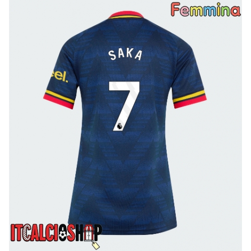 Arsenal Bukayo Saka #7 Seconda Maglia Femmina 2026-27 Manica Corta